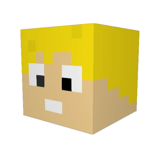 Master_Mayo Minecraft avatar head, 3D render