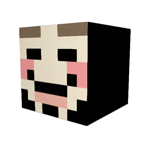 Master_NiKuS Minecraft avatar head, 3D render