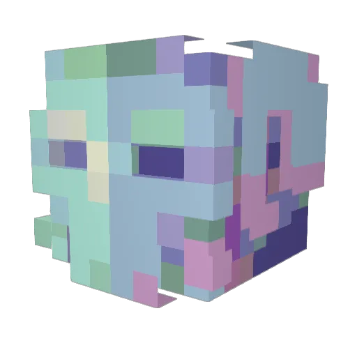 Master_Plosh Minecraft avatar head, 3D render