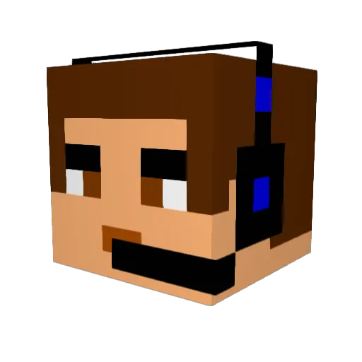 Master_Plum Minecraft avatar head, 3D render