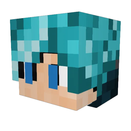 Master_Ray Minecraft avatar head, 3D render