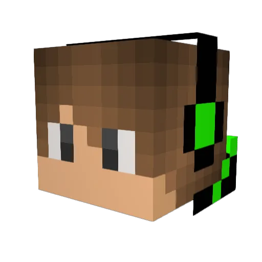Master_Salt Minecraft avatar head, 3D render