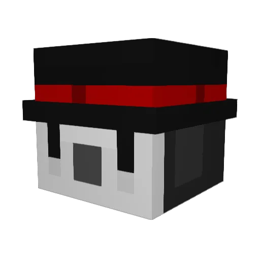 Master__Game Minecraft avatar head, 3D render