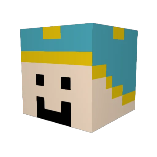 Master_of_JOKers Minecraft avatar head, 3D render