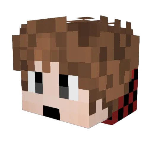 Master_orz Minecraft avatar head, 3D render