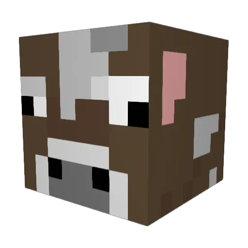 Mastercatxz Minecraft avatar head, 3D render