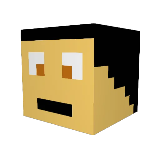 Masterchampion9 Minecraft avatar head, 3D render
