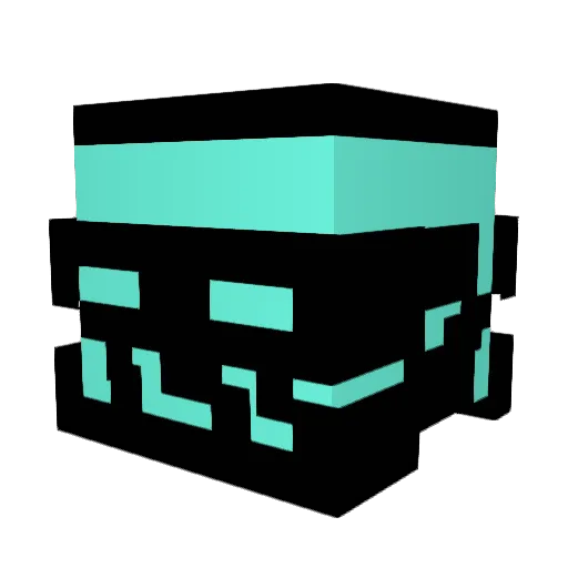Mastercoolkid Minecraft avatar head, 3D render