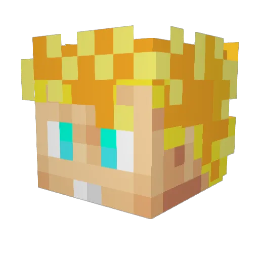 Masterdebater31 Minecraft avatar head, 3D render