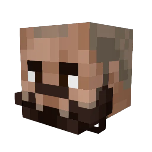 Masterdex26 Minecraft avatar head, 3D render