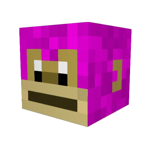 MastereQ1337 Minecraft avatar head, 3D render