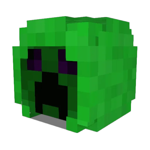 Mastereeli Minecraft avatar head, 3D render