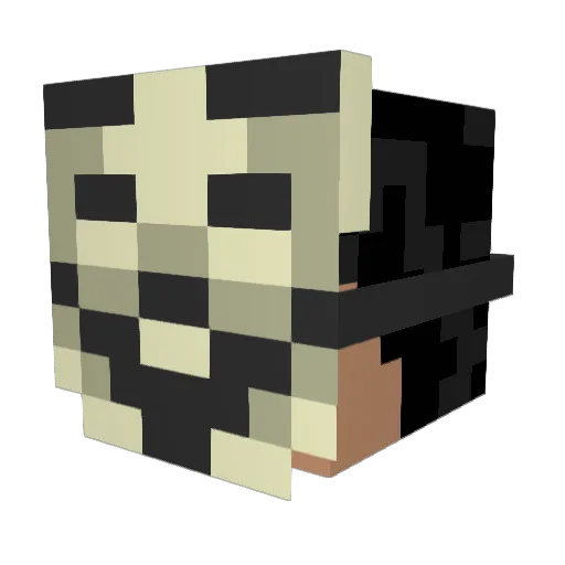 Masterism88 Minecraft avatar head, 3D render