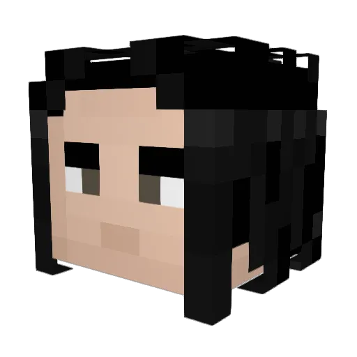Masterlegend891 Minecraft avatar head, 3D render