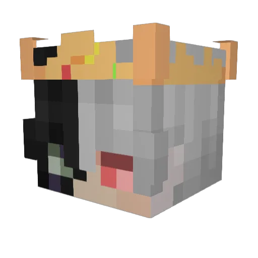 Masterlol42 Minecraft avatar head, 3D render