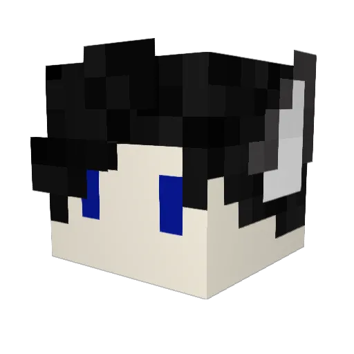Masterman886 Minecraft avatar head, 3D render