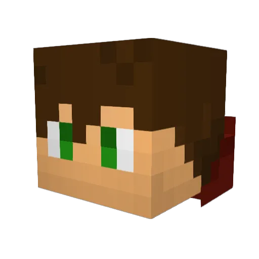 Mastermax_96 Minecraft avatar head, 3D render
