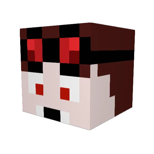 Masternic Minecraft avatar head, 3D render