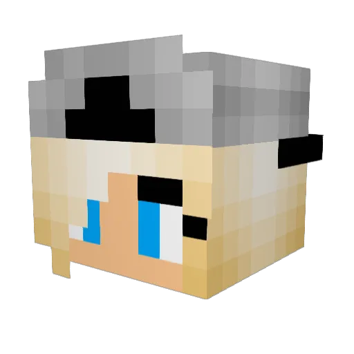 Masterock_PVP Minecraft avatar head, 3D render