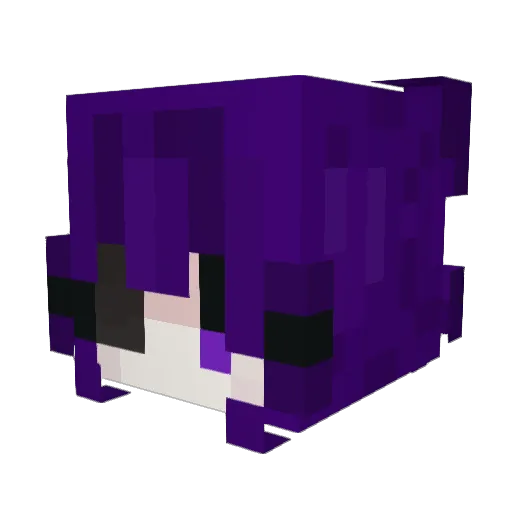 Masters777 Minecraft avatar head, 3D render