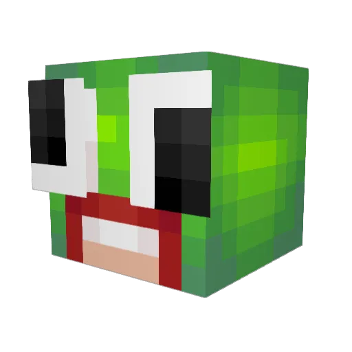 Masterskitz Minecraft avatar head, 3D render