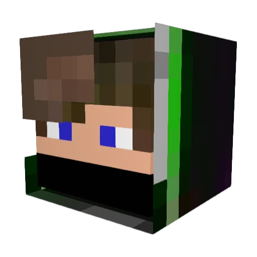 Masterwinds Minecraft avatar head, 3D render