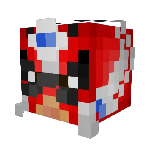 Masterx96cx Minecraft avatar head, 3D render
