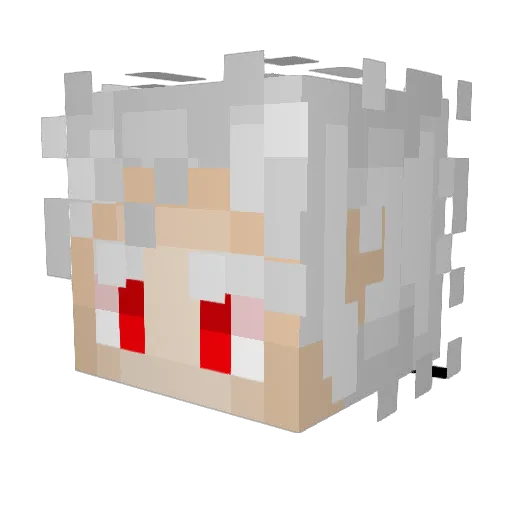 Mastery64 Minecraft avatar head, 3D render