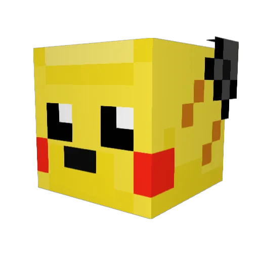 MasteurPlay Minecraft avatar head, 3D render