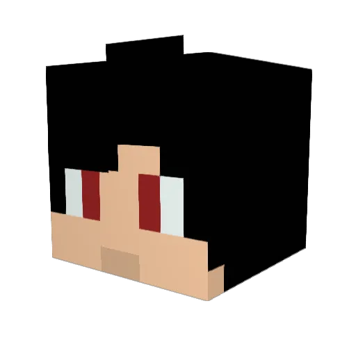 Mastheka Minecraft avatar head, 3D render