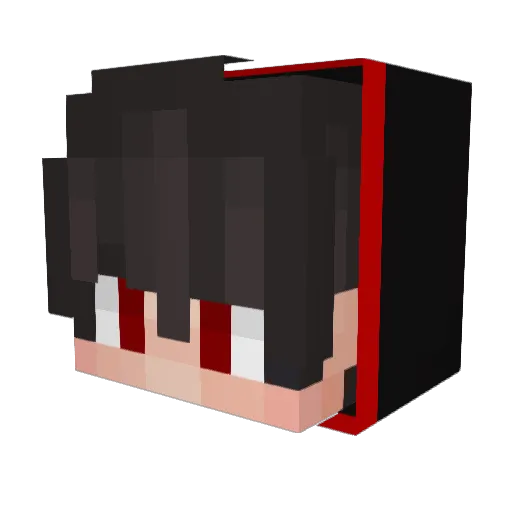 Mastic_YT Minecraft avatar head, 3D render