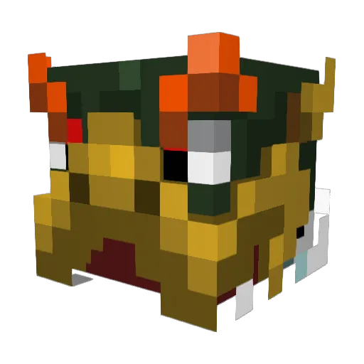 MasticationChef Minecraft avatar head, 3D render