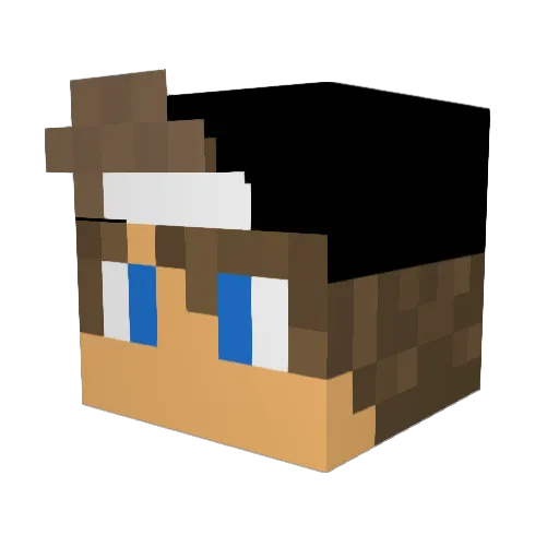 Mastrb8ingClownz Minecraft avatar head, 3D render