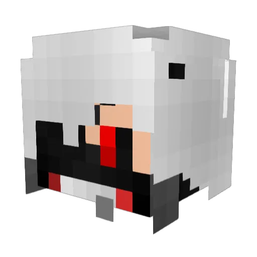 Mat0xFFFF Minecraft avatar head, 3D render