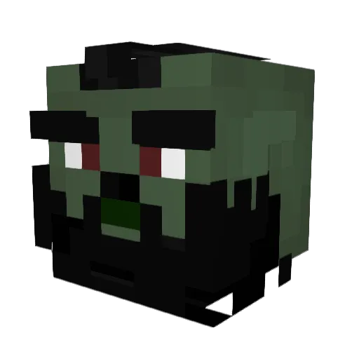 Mat1703 Minecraft avatar head, 3D render