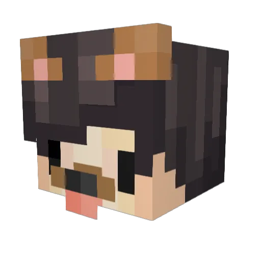 Mat83310 Minecraft avatar head, 3D render
