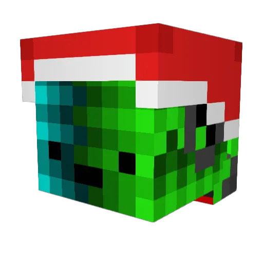 Mat8a Minecraft avatar head, 3D render