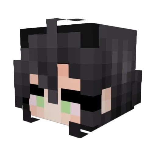 MatBastian Minecraft avatar head, 3D render