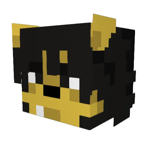 MatDoesStuff Minecraft avatar head, 3D render