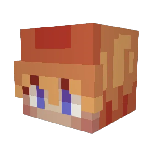 MatDoesStuffz Minecraft avatar head, 3D render