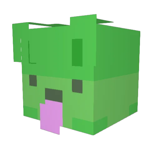 MatHat412 Minecraft avatar head, 3D render