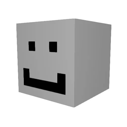 MatHenGar Minecraft avatar head, 3D render