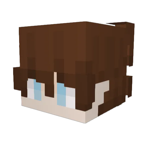 MatIsAPear Minecraft avatar head, 3D render