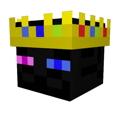 MatKarma Minecraft avatar head, 3D render