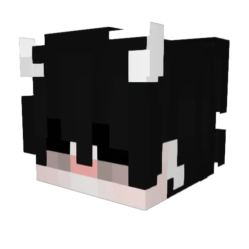 MatLo_ReY Minecraft avatar head, 3D render