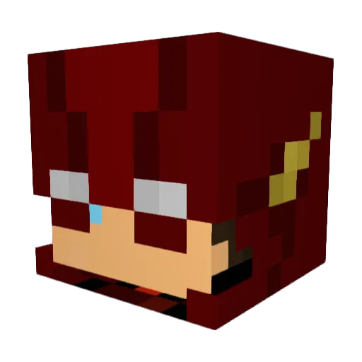 MatSter1313 Minecraft avatar head, 3D render