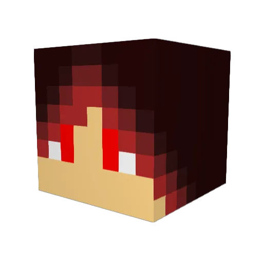 Mat_Se Minecraft avatar head, 3D render