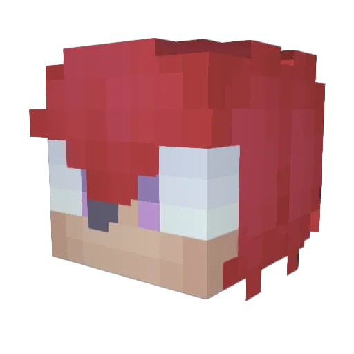 Mat_sko Minecraft avatar head, 3D render