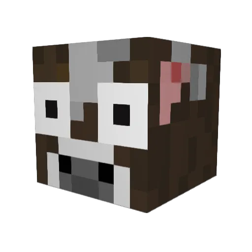 Mat_xp Minecraft avatar head, 3D render