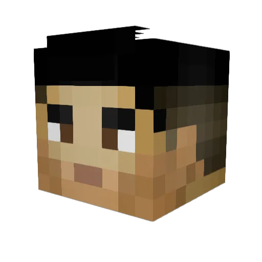 MataTahmns Minecraft avatar head, 3D render